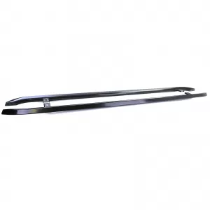 Barre laterali in acciaio inox nere adatte per VW T5 T6 T6.1 a passo corto-image-6198415