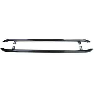 Barre laterali in acciaio inox nere adatte per VW T5 T6 T6.1 a passo corto-image-6198416
