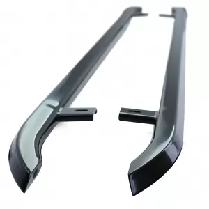 Barre laterali in acciaio inox nere adatte per VW T5 T6 T6.1 a passo corto-image-6198418