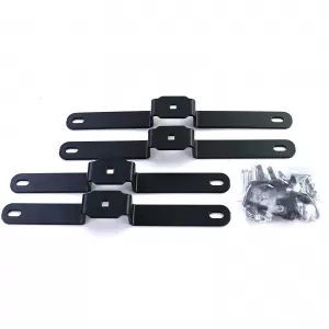 Barre laterali in acciaio inox nere adatte per VW T5 T6 T6.1 a passo corto-image-6198421