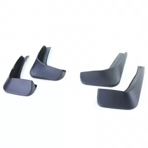 Mudflap set front and rear black for VW Polo 5 pre-facelift 6R 09-14