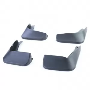 Mudflap set front and rear black for VW Polo 5 pre-facelift 6R 09-14