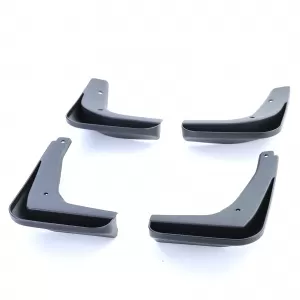Mudflap set front and rear black for VW Polo 5 pre-facelift 6R 09-14