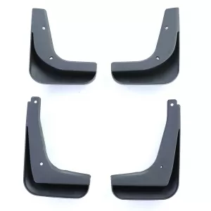 Mudflap set front and rear black for VW Polo 5 pre-facelift 6R 09-14