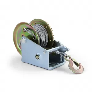 Profi Seilwinde Handwinde mit Drahtseil 800KG 10 Meter-image-6198455