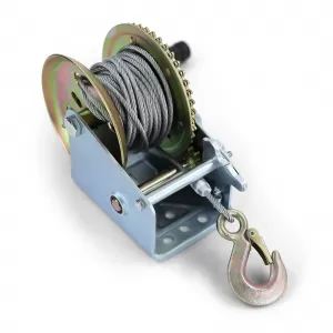 Profi Seilwinde Handwinde mit Drahtseil 800KG 10 Meter-image-6198457
