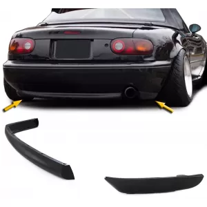 R Style rear spoiler lip diffuser lower for bumper for Mazda MX5 NA 89-98