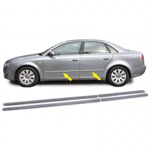 Bumper strips trim strips door strips set for Audi A4 B6 B7 8E 2000-2008