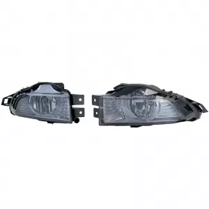 Clear Glass Fog Light Set Black Smoke for Opel Insignia 08-13