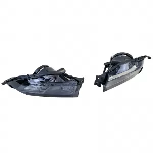 Clear Glass Fog Light Set Black Smoke for Opel Insignia 08-13