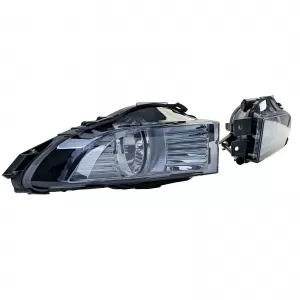 Clear Glass Fog Light Set Black Smoke for Opel Insignia 08-13