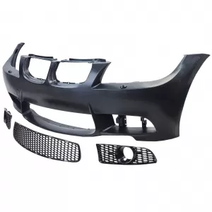 Paraurti anteriore sportivo con ABE adatto per BMW Serie 3 E90 Sedan E91 Touring 05-08-image-6198541