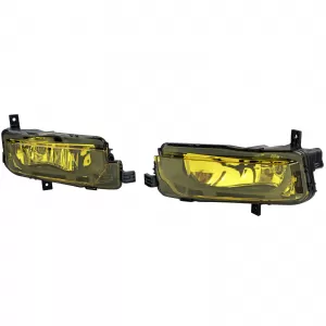 Clear glass fog lights yellow for VW T6 Bus Multivan Transporter from 2015