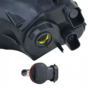 Clear glass fog lights yellow for VW T6 Bus Multivan Transporter from 2015