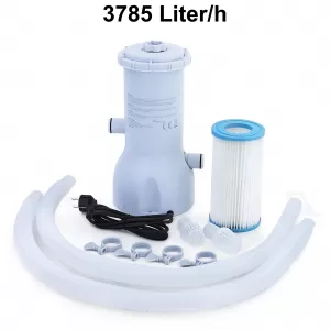 BESTWAY 366x76cm Fast Set Pool Round Swimming Pool with Filter Pump complete-image-6198712