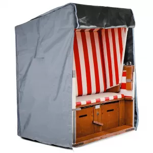 Premium protective cover for beach chair grey 160/150x135x100cm