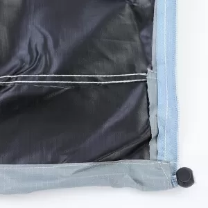 Premium protective cover for beach chair grey 160/150x135x100cm