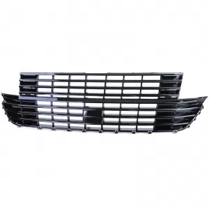 Griglia del radiatore senza emblema nera lucida, adatta per VW T6.1 Bus+Transporter facelift dal 19-image-6198778