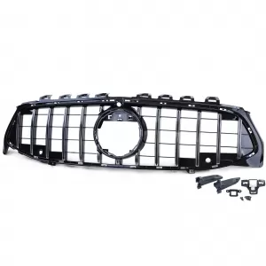 Sport radiator grille chrome black gloss suitable for Mercedes CLA C118 X118 from 19