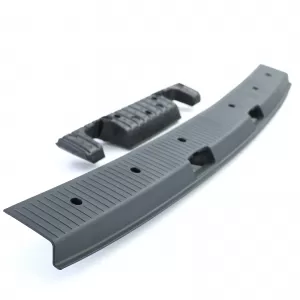 Rear lock carrier cover for VW Bus T5 T5.1 T6 T6.1 with rear wing doors
