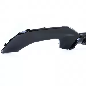 Diffusore posteriore sportivo lucido + terminali di scarico look 340 adatto per BMW Serie 3 G20 G21 320 330-image-6198842