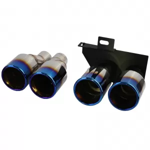 Tailpipe dual pipe conversion duplex titanium fits BMW F10 F11 520 523 525 528 530
