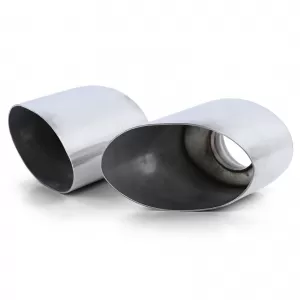 Exhaust tailpipes polished stainless steel suitable for Porsche 911 993 3.6 200kw 210kw