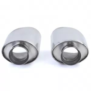 Exhaust tailpipes polished stainless steel suitable for Porsche 911 993 3.6 200kw 210kw