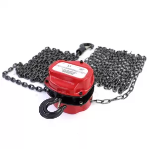 RAMROXX Pro 1000kg Cârlig de ridicare cu roată roșie, până la 4 metri-image-6199096