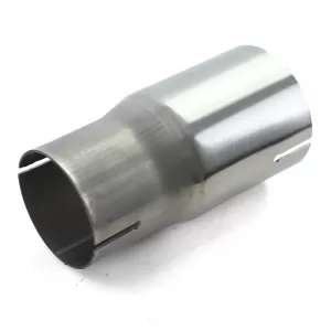 Stainless steel exhaust pipe reducer connection adapter 75mm to 63mm