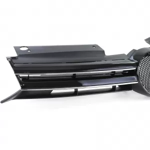 Sport Grille Radiator Grille Black Gloss with Chrome Strips for VW Golf 6 08-13