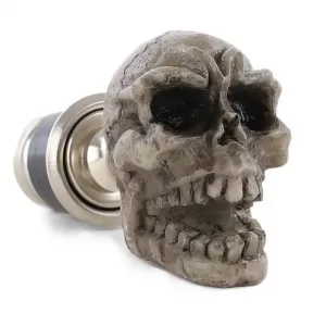 Cigarette Lighter Skull Black Eyes Ø 22mm Universal