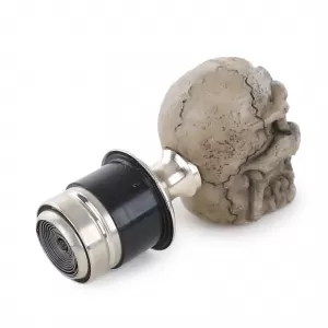 Cigarette Lighter Skull Black Eyes Ø 22mm Universal