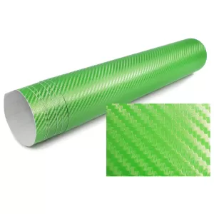 image-4-3D Carbon Folie selbstklebend 30cm *1.27 Meter grün