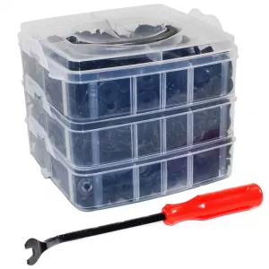 Car Auto Rivet Fastening Clips Set Trim Removal Tool 630-piece