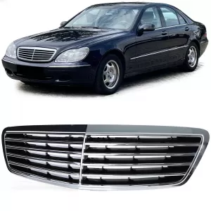 image-46-Hűtőrács fekete króm Mercedes S-osztály W220 facelift előtti 98-02