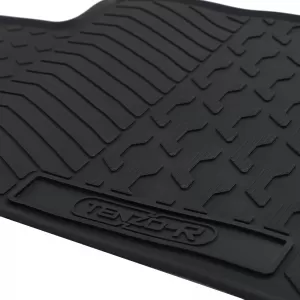 Car Rubber Floor Mats Black Premium Set for Mercedes C-Class W205 S205 14-22