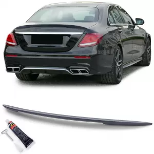 Sport rear spoiler lip with ABE for Mercedes E-Class sedan W213 2016-2020