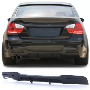 Performance rear diffuser matte fits BMW E90 E91 316 318 320 323 325 328 330