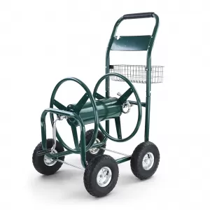 Schlauchwagen Schlauch Handwagen mit Handkurbel Grün bis 106m Gartenschlauch