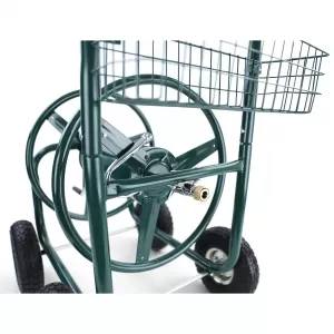 Schlauchwagen Schlauch Handwagen mit Handkurbel Grün bis 106m Gartenschlauch