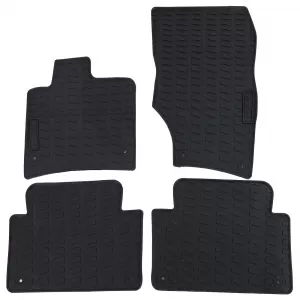 Car Rubber Floor Mats Black Premium Set for Audi Q7 4L 06-15