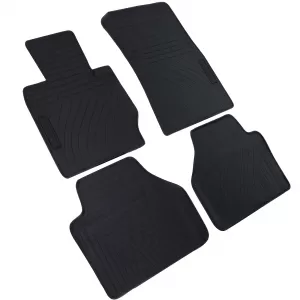Car Rubber Floor Mats Black Premium Set for BMW X3 F25 10-17