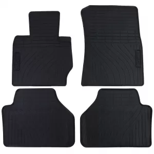 Car Rubber Floor Mats Black Premium Set for BMW X3 F25 10-17