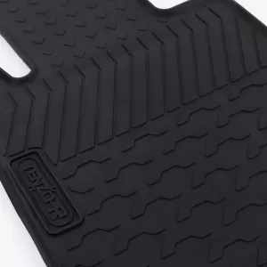 Car Rubber Floor Mats Black Premium Set for Mercedes C-Class W204 S204 07-11