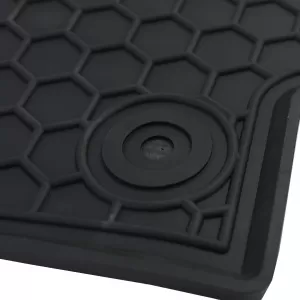 Car Rubber Floor Mats Black Premium Set for Honda CR-V 4 12-18