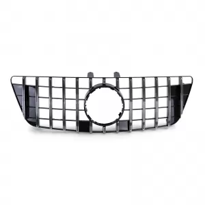 Sport radiator grille black gloss chrome for Mercedes M-Class ML W164 08-11