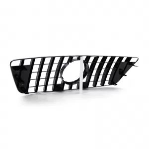 Sport radiator grille black gloss chrome for Mercedes M-Class ML W164 08-11
