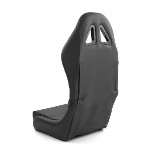 Sedile sportivo a guscio pieghevole in ecopelle nera Tenzo-R-image-6199597