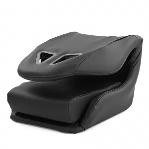 Sedile sportivo a guscio pieghevole in ecopelle nera Tenzo-R-image-6199601